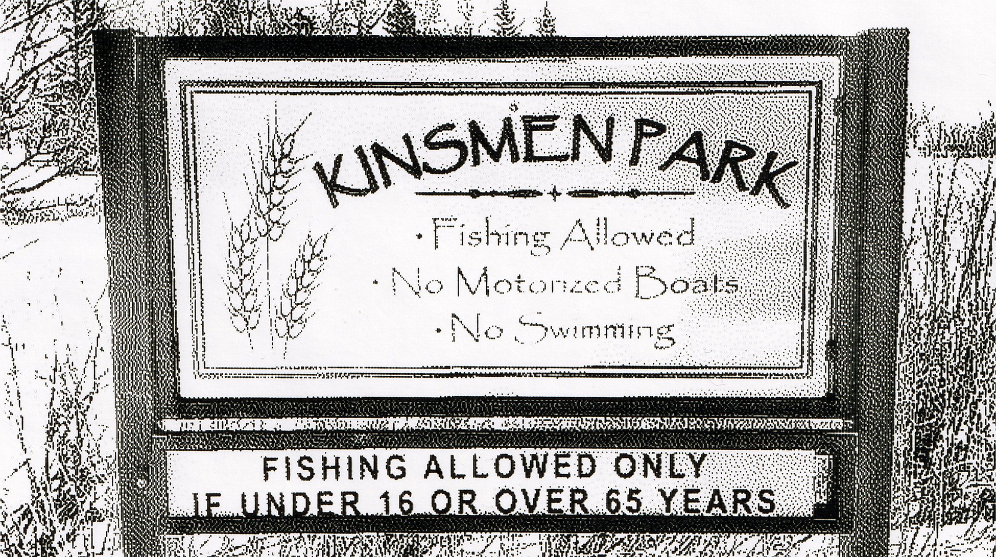 No fishing for you, Kinsmen Park, Strathmore, AB, 2026-03-19