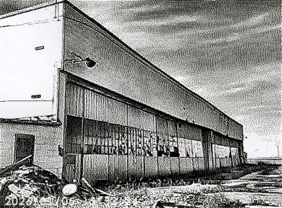 Abandoned building exterior 03, RCAF Aerodrome, Vulcan, AB, 2026-03-07