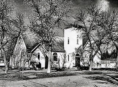 Memorial United Church of Canada (Landscape), Barons, AB, 2026-03-07