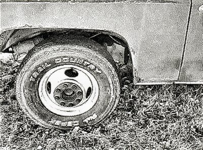 The legendary Dick Cepek Trail Country heavy duty tire, Barons, AB, 2026-03-07