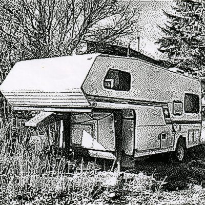 Fungible travel trailer, Barons, AB, 2026-03-07