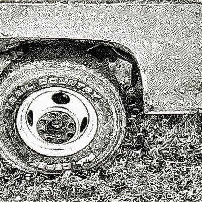 The legendary Dick Cepek Trail Country heavy duty tire, Barons, AB, 2026-03-07